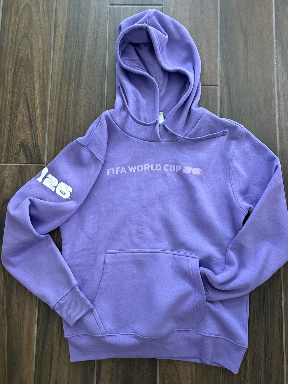 ⚽️Ladies World Cup 2026 Purple soft Hoodie M *NWOT*